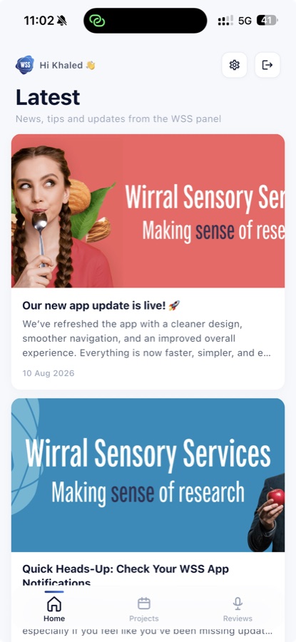 WSS panellist app